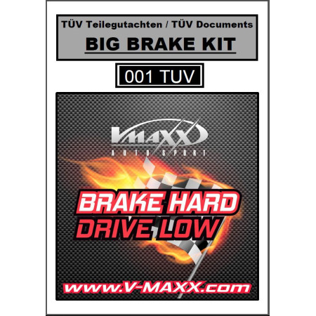 99TÜV / Origineel TÜV Certificaat / Big Brake Kit