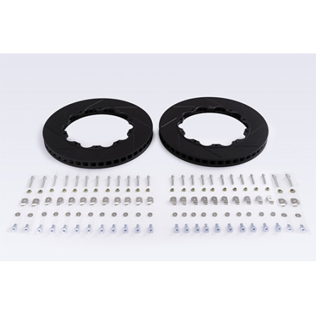 27P BDR355 01 = 355mm BBK Remschijven Kit  links + rechts incl. montagemateriaal